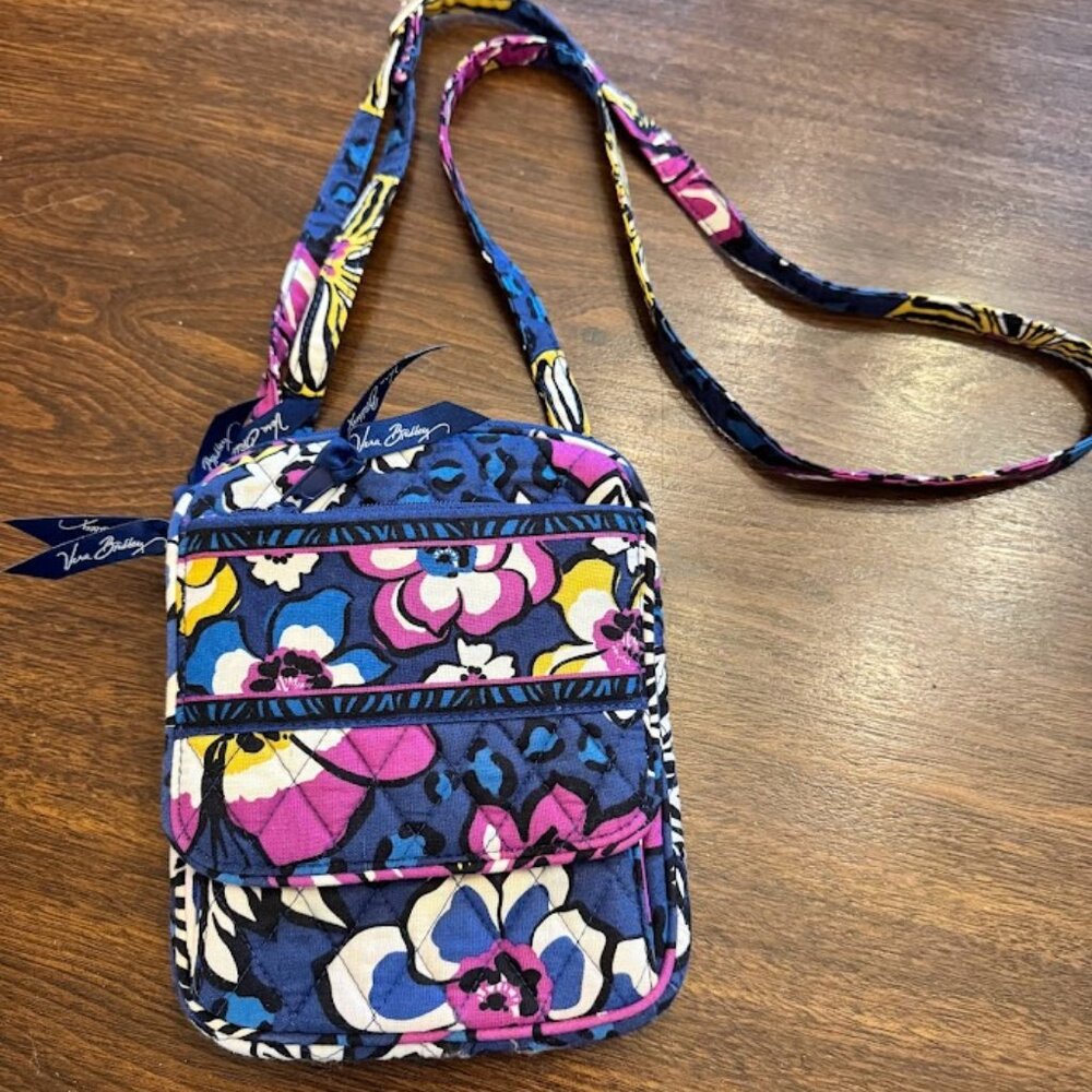 Vera Bradley Crossbody Bag African Violet/Leopard Print